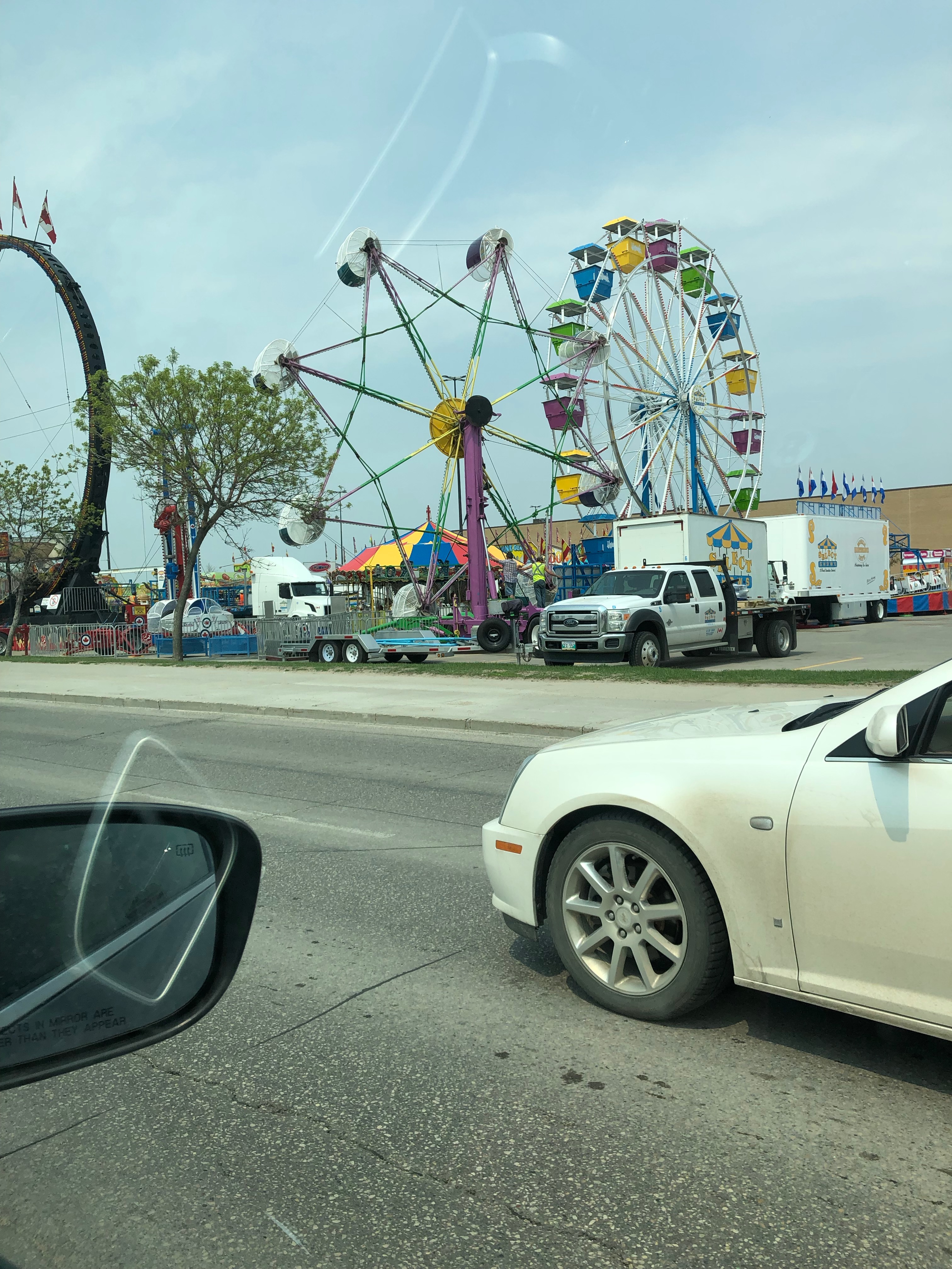 Parking lot fair, can't remember the last time we saw one of these