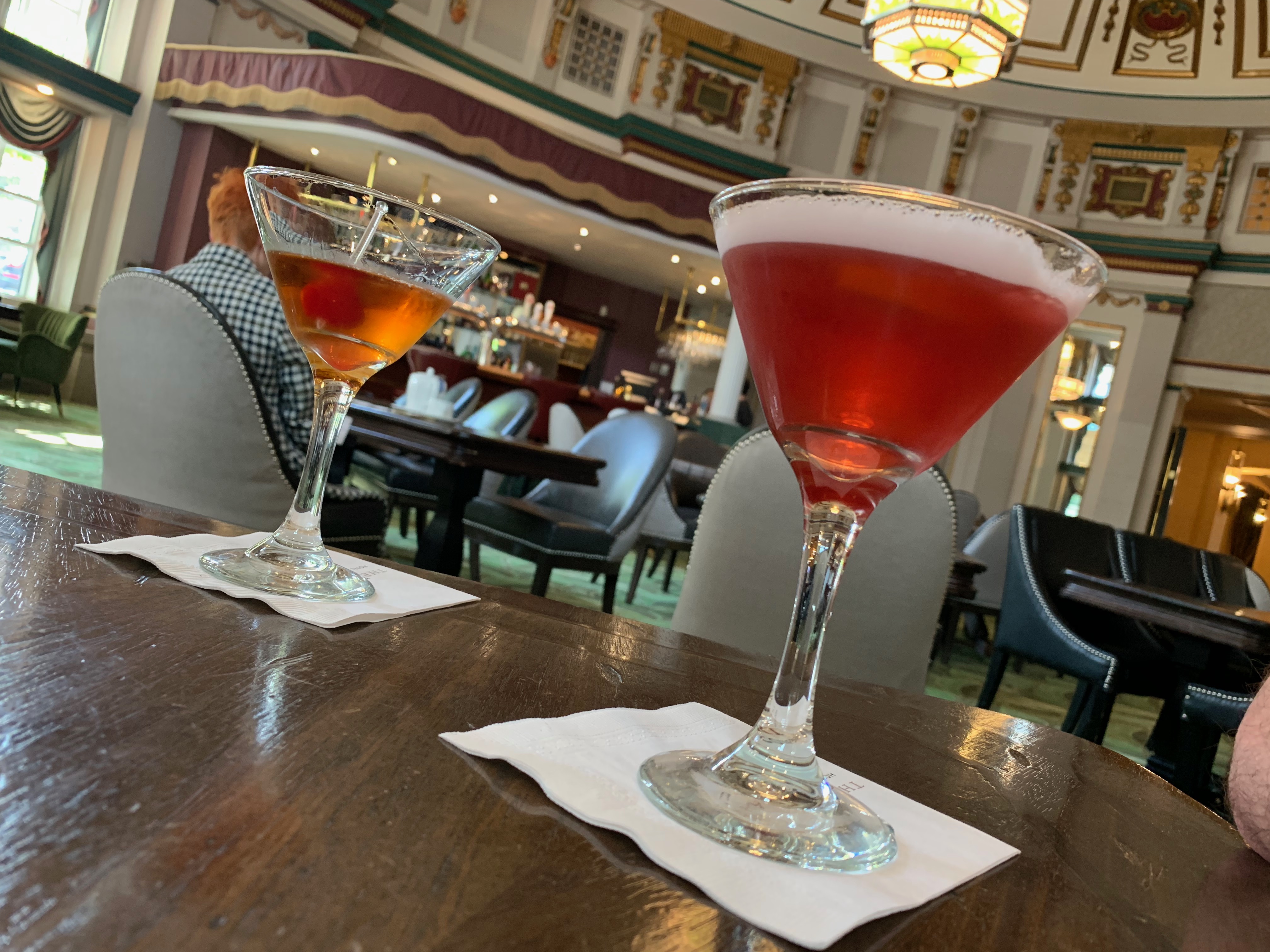 Drinks at the Palm Lounge, a must
