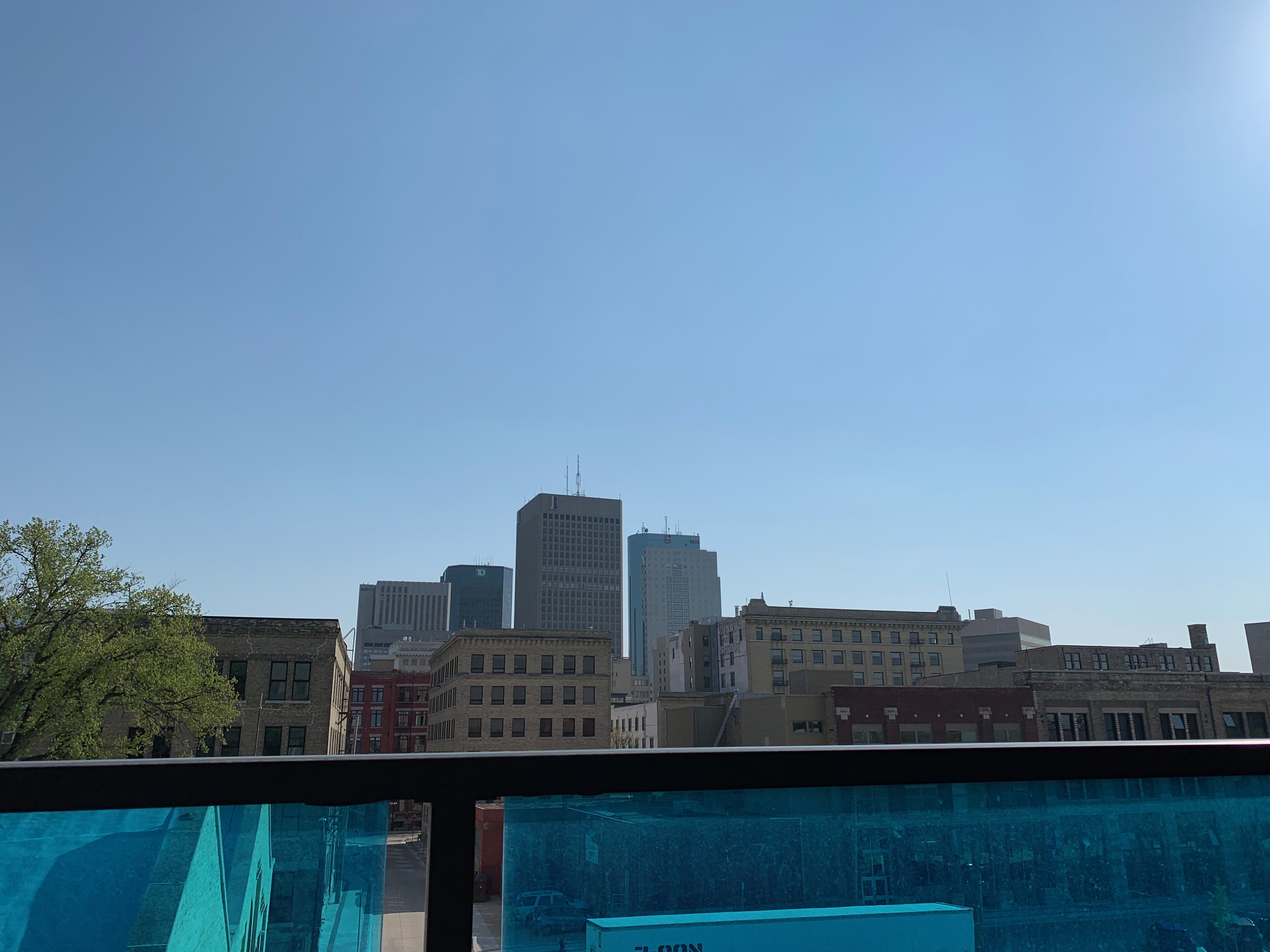 View from our balcony