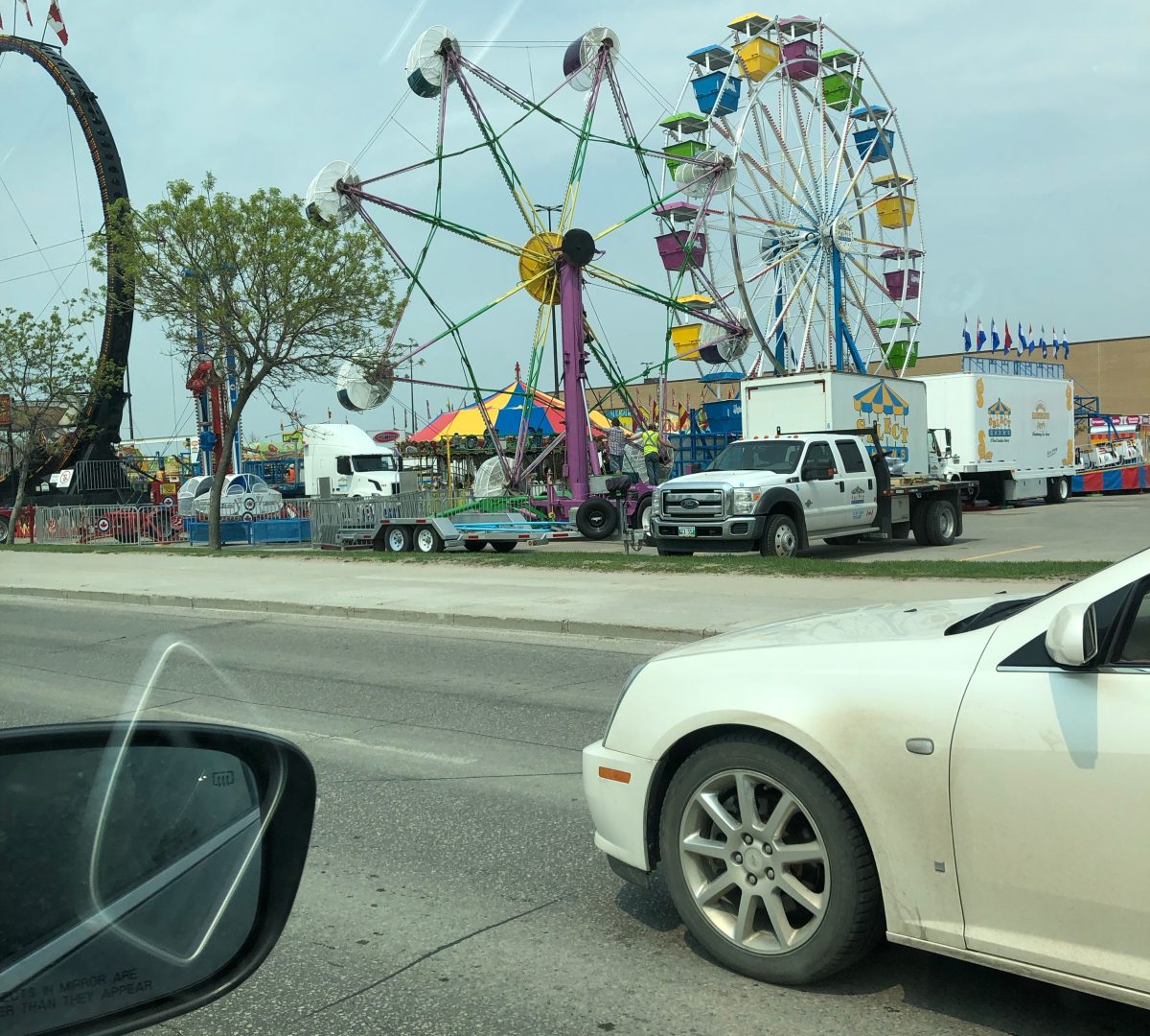 Parking lot fair, can't remember the last time we saw one of these